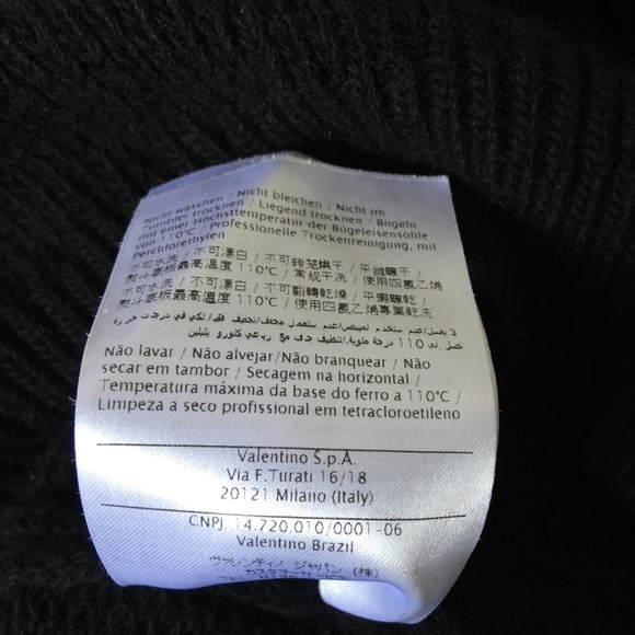 Valentino RED , Wool Sweater Black Women - Picture 7 of 8